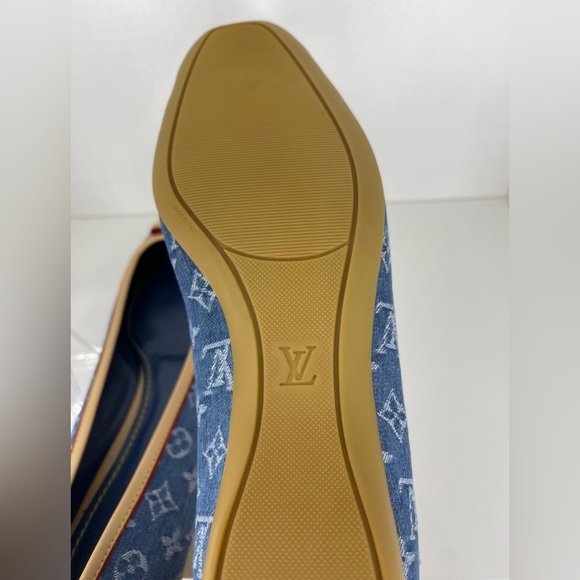 Louis Vuitton Flat Ballerina Monogram Denim (Runs small) - Picture 3 of 3